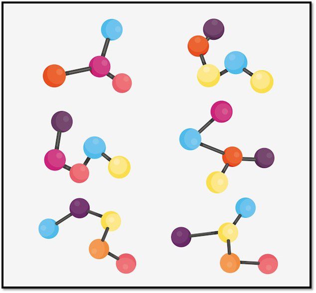 Chains of amino acids